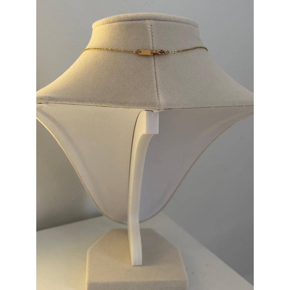 Gold Sun Necklace Stainless Steel Minimalist Starburst Pendant Dainty - Picture 6 of 6